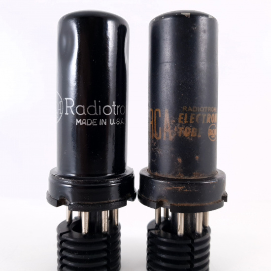 2 X 6F6 RCA RADIOTRON TUBE. 112/117%...