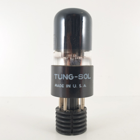 1 X 6F6GT TUNG-SOL TUBE. 1950s PRODUCTION. BLACK PLATES. SOLID GETTER. 4. CH82
