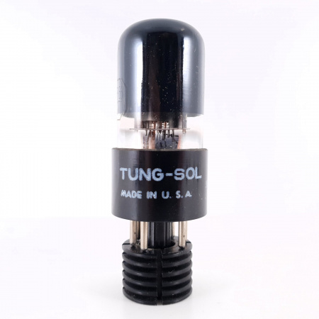 1 X 6F6GT TUNG-SOL TUBE. 1950s PRODUCTION. BLACK PLATES. SOLID GETTER. 4. CH82