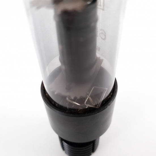 1 X 6F6GT MULLARD TUBE. SMOKED GLASS....
