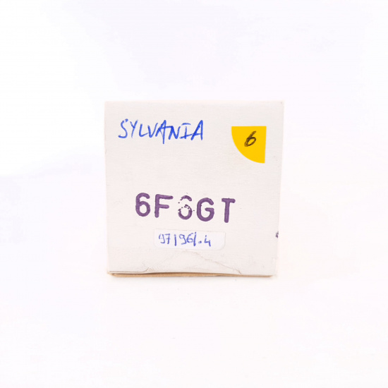 1 X 6F6GT SYLVANIA TUBE. SOLID...