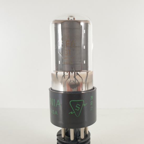 1 X 6F6GT SYLVANIA TUBE. SOLID...