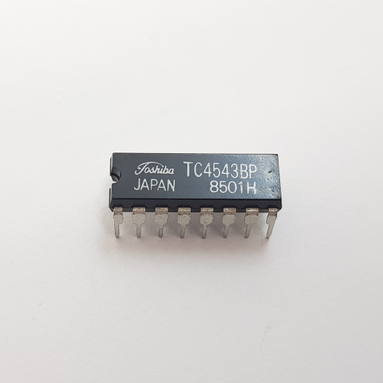 TC4543BP TOSHIBA INTEGRATED CIRCUIT NOS. 1 PC. C194U25F290422