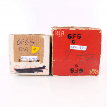 2 X 6F6G RCA TUBE. 1940s...