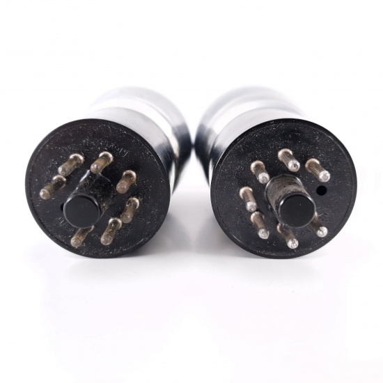 2 X 6F6G RCA TUBE. 1940s PROD. SMOKED...