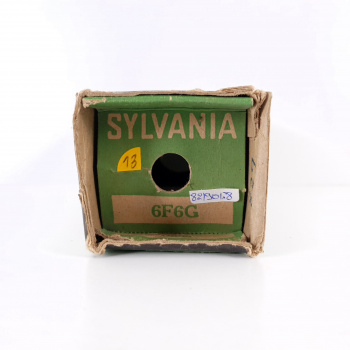 1 X 6F6G SYLVANIA TUBE....