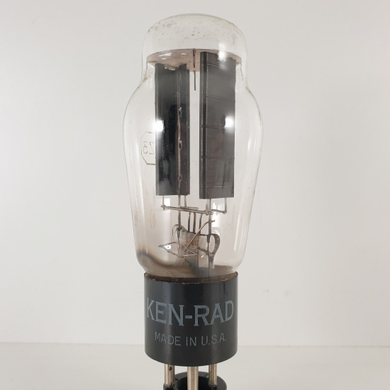 1 X 5Z3 KEN-RAD TUBE. BLACK PLATES....