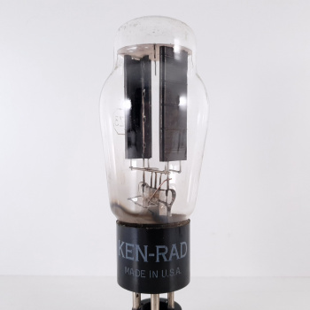 1 X 5Z3 KEN-RAD TUBE. BLACK...