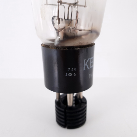 1 X 5Z3 KEN-RAD TUBE. BLACK PLATES. RECTANGULAR GETTER. 15. CH82