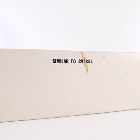 1 X 5Z3 RCA TUBE. 1963 PROD. BLACK PLATES. RECTANGULAR GETTER. 17. CH82