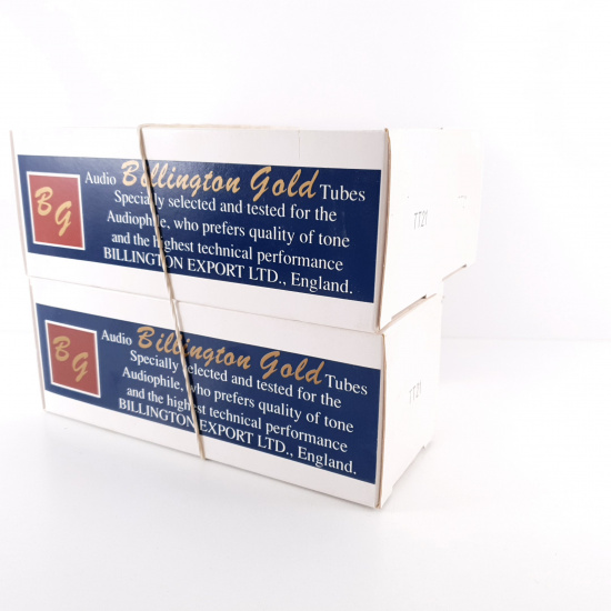 4 X TT21 BILLINGTON GOLD TUBE. BLACK...