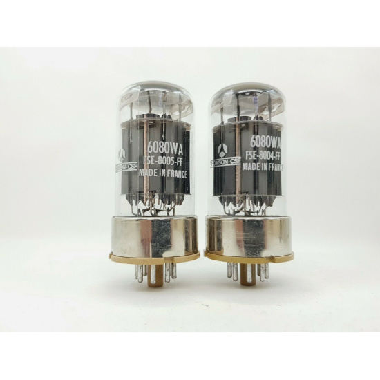 2 X 6080WA THONSON - CSF BRAND TUBE....
