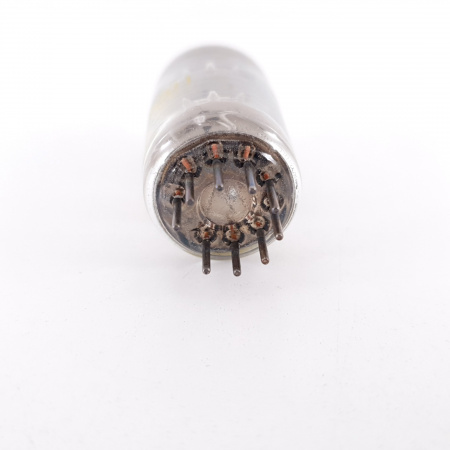 1 X 6201 UNITED TUBE. 1980s PROD. COPPER RODS. TILTED D-G. 3 MICA. 112/112%. CF ENA