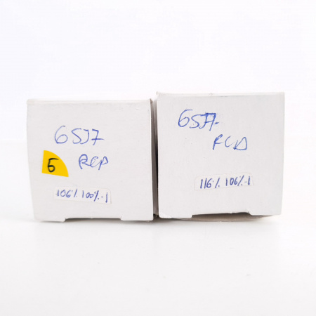 2 X 6SJ7 RCA TUBE. 1970s PRODUCTION. 106/116% MATCHED PAIR. 6. CH83