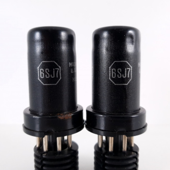 2 X 6SJ7 RCA TUBE. 1970s...