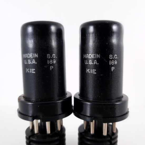 2 X 6SJ7 RCA TUBE. 1970s PRODUCTION....
