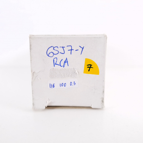 1 X JAN 6SJ7Y RCA TUBE. 1960s...