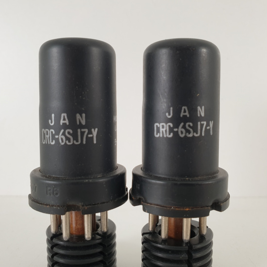 2 X JAN 6SJ7Y RCA TUBE. 1950s...