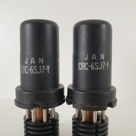2 X JAN 6SJ7Y RCA TUBE. 1950s PRODUCTION. 103/106% MATCHED PAIR. 8. CH83