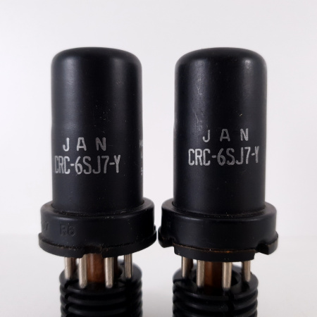 2 X JAN 6SJ7Y RCA TUBE. 1950s PRODUCTION. 103/106% MATCHED PAIR. 8. CH83