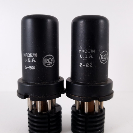 2 X JAN 6SJ7Y RCA TUBE. 1950s PRODUCTION. 103/106% MATCHED PAIR. 8. CH83