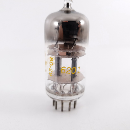 1 X 6201 UNITED TUBE. 1980s PROD. TILTED D-G. 3 MICA. 84/88%. CF ENA