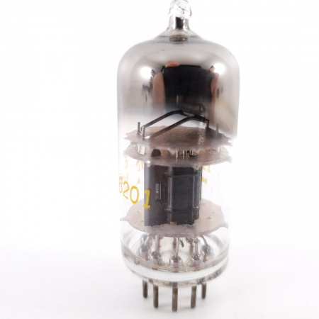 1 X 6201 UNITED TUBE. 1980s PROD. TILTED D-G. 3 MICA. 84/88%. CF ENA