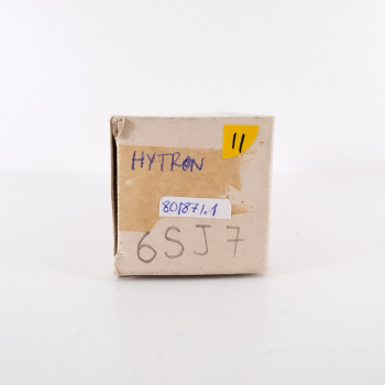 1 X 6SJ7 HYTRON TUBE. 80%.... 2