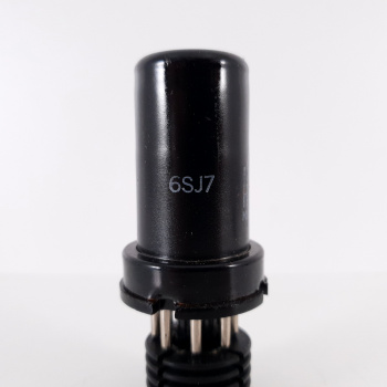 1 X 6SJ7 HYTRON TUBE. 80%....