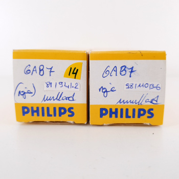 2 X 6AB7 MULLARD TUBE.... 2