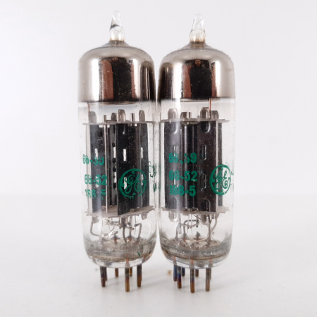 2 X JAN 6X4WA GENERAL ELECTRIC TUBE. 1960s PRODUCTION. 15. CH83