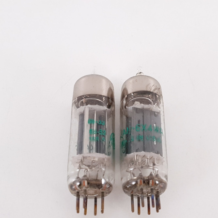 2 X JAN 6X4WA GENERAL ELECTRIC TUBE. 1960s PRODUCTION. 15. CH83