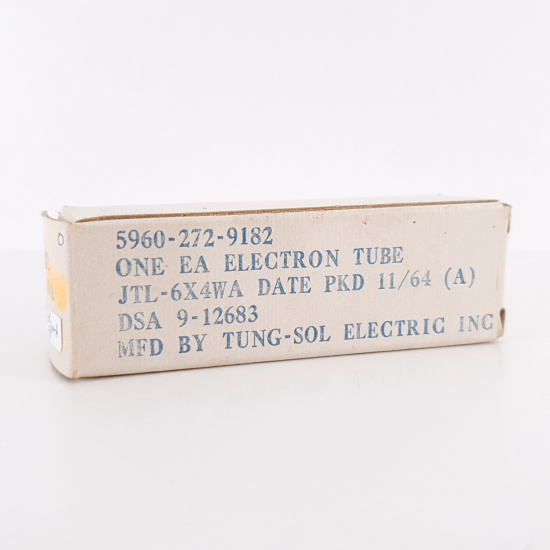1 X JTL 6X4WA TUNG-SOL TUBE. 1964...