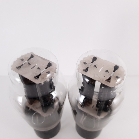 2 X 5Z3 SYLVANIA TUBE. 1960s PROD. BLACK PLATES. DUAL GETTER. 1. CH84