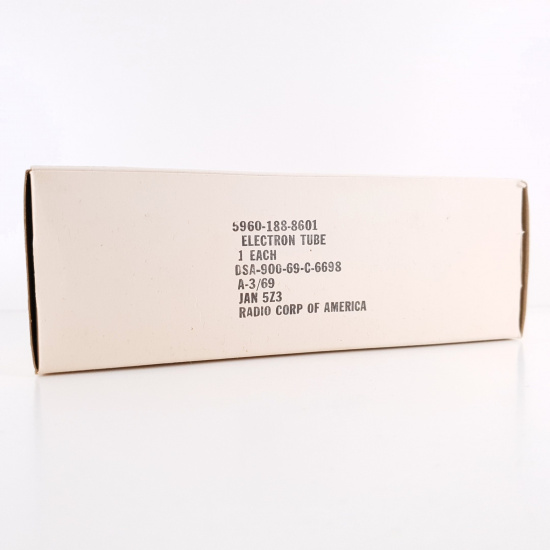 1 X 5Z3 RCA TUBE. 1969 PRODUCTION....