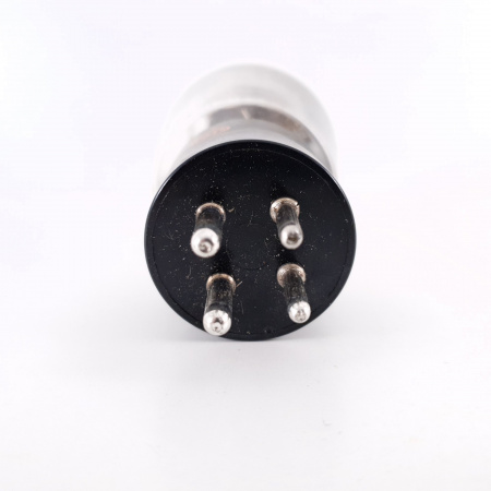 1 X 5Z3 RCA TUBE. 1969 PRODUCTION. BLACK PLATES. TOP RECTANGULAR GETTER. 5. CH84