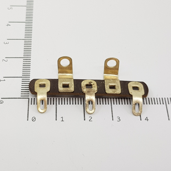 3 SOLDER LUG BAKELITE STRIP NOS. 5...