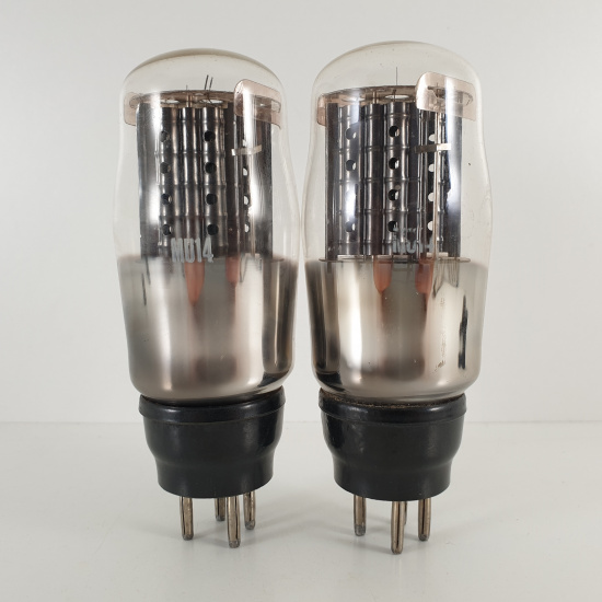 2 X MU14 BRIMAR TUBE. BLACK PLATES....