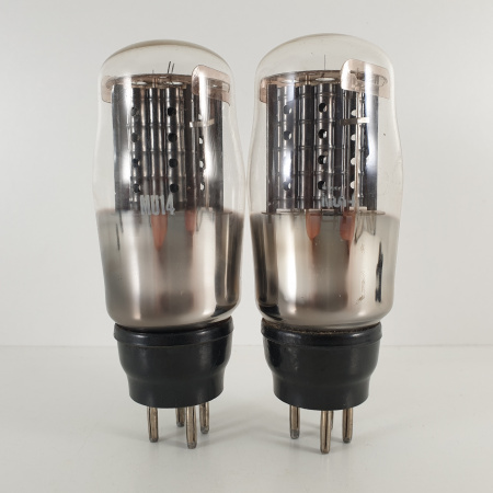 2 X MU14 BRIMAR TUBE. BLACK PLATES. RECTANGULAR GETTER. MATCHED PAIR. 2. CH86
