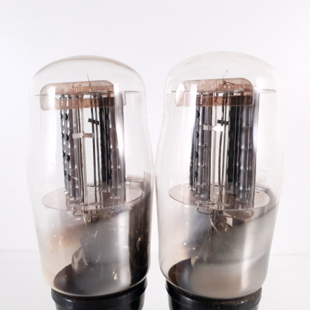2 X MU14 BRIMAR TUBE. BLACK PLATES. RECTANGULAR GETTER. MATCHED PAIR. 2. CH86