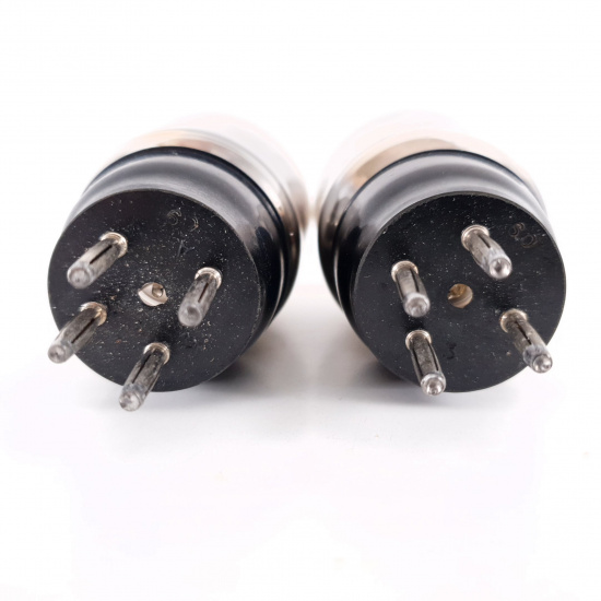 2 X MU14 BRIMAR TUBE. BLACK PLATES....