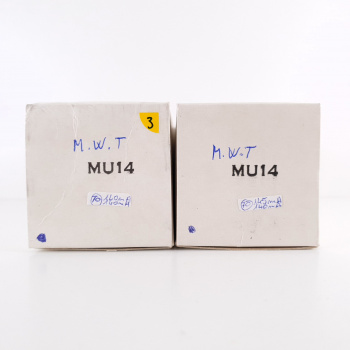 2 X MU14 MWT TUBE. BLACK...