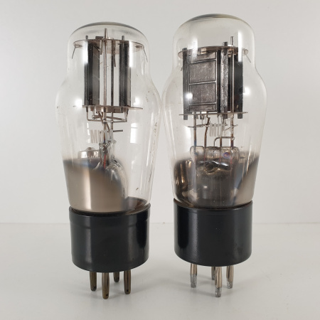 2 X MU14 MWT TUBE. BLACK PLATES. INVERTED CUP GETTER. MATCHED PAIR. 3. CH86