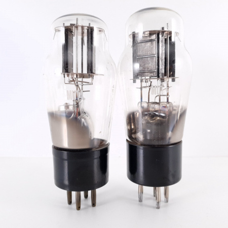 2 X MU14 MWT TUBE. BLACK PLATES. INVERTED CUP GETTER. MATCHED PAIR. 3. CH86