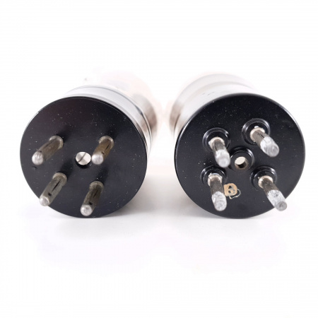 2 X MU14 MWT TUBE. BLACK PLATES. INVERTED CUP GETTER. MATCHED PAIR. 3. CH86