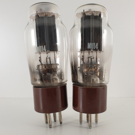 2 X MU14 MWT TUBE. D-GETTER. MATCHED...