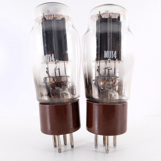 2 X MU14 MWT TUBE. D-GETTER. MATCHED...