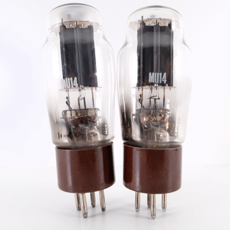 2 X MU14 MWT TUBE. D-GETTER. MATCHED PAIR. 4. CH86