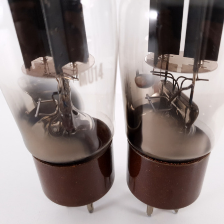 2 X MU14 MWT TUBE. D-GETTER. MATCHED PAIR. 4. CH86