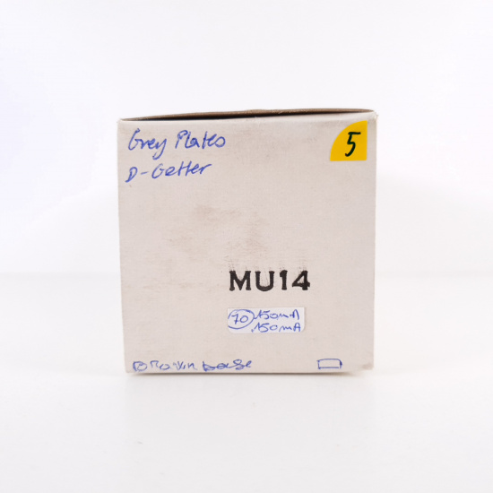 1 X MU14 MWT TUBE. D-GETTER. BROWN BASE. 5. CH86